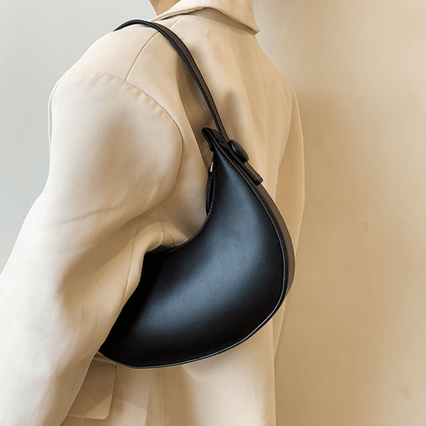 Minimalist Hobo Shoulder Bag - JoyDion