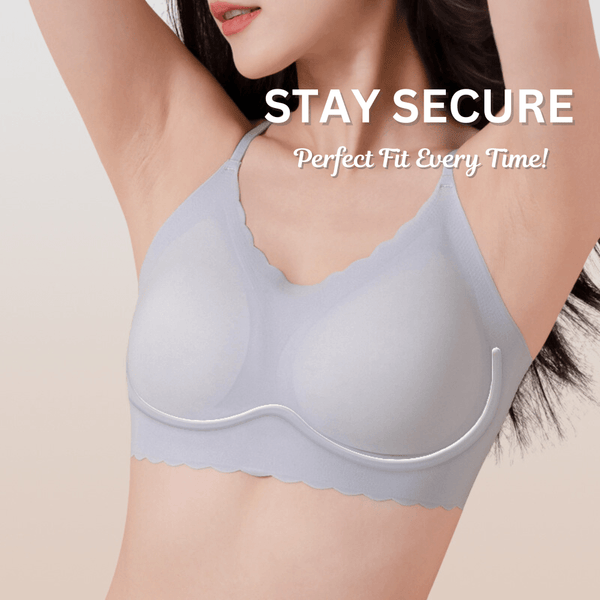 Seamless Gentle Push-Up Breathable Thin Strap Bra