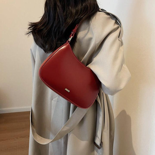 Vintage Elegant Leather Shoulder Bag