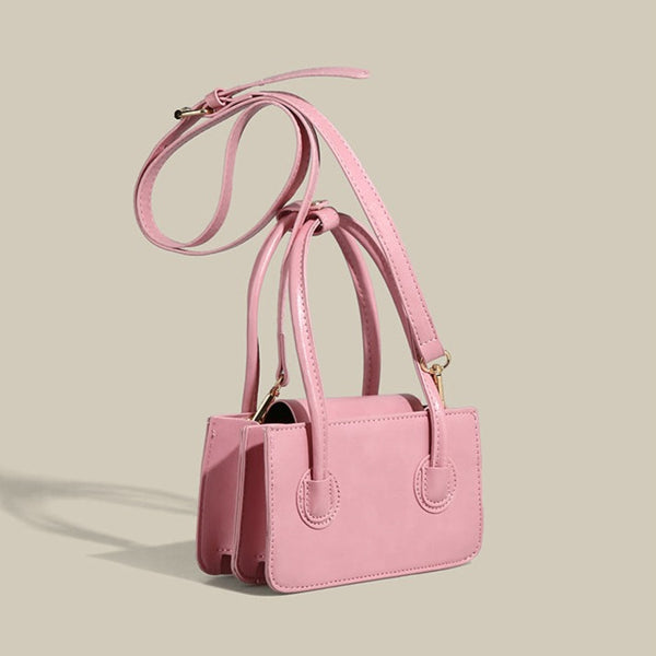 Mini Square Chic Handbag with Crossbody Strap
