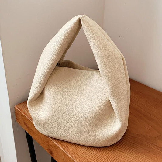 Elegant Mini Cloud-Shaped Bucket Bag