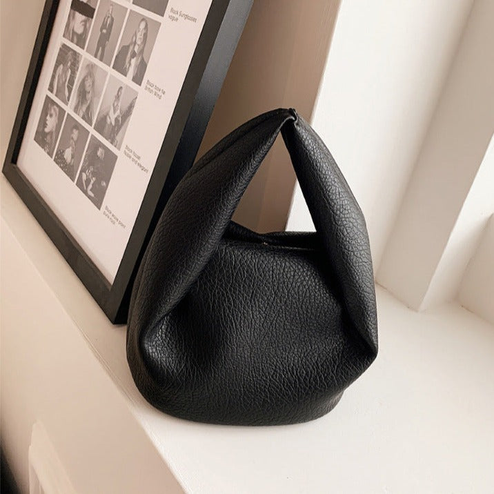 Elegant Mini Cloud-Shaped Bucket Bag